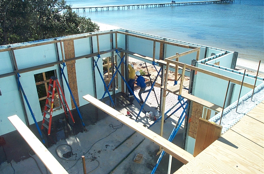 ICF waterfront home