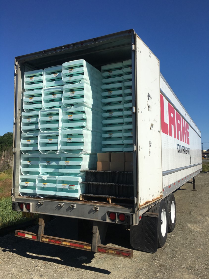Nudura ICFs in a Truck
