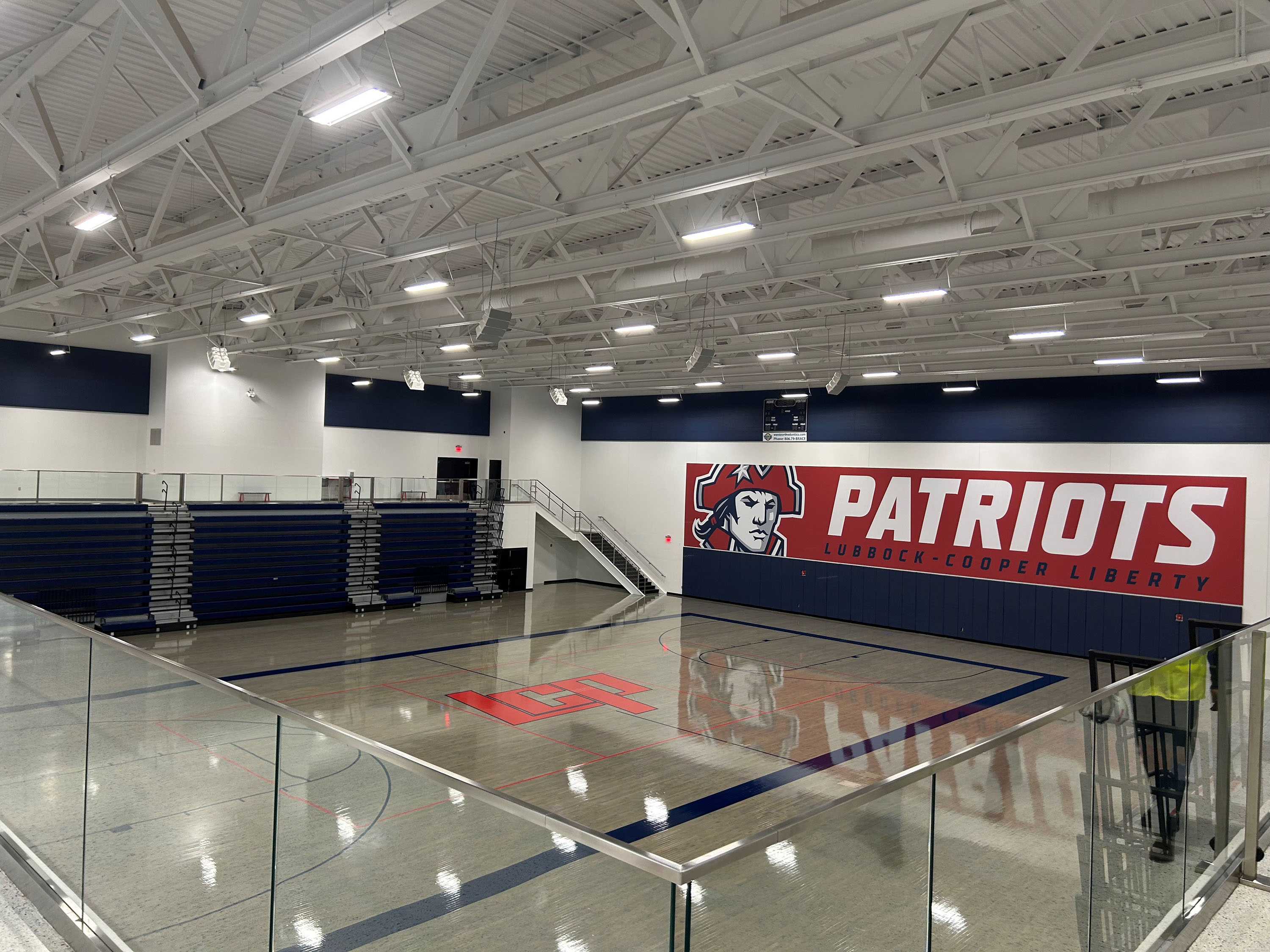 High school gymnasium safe room