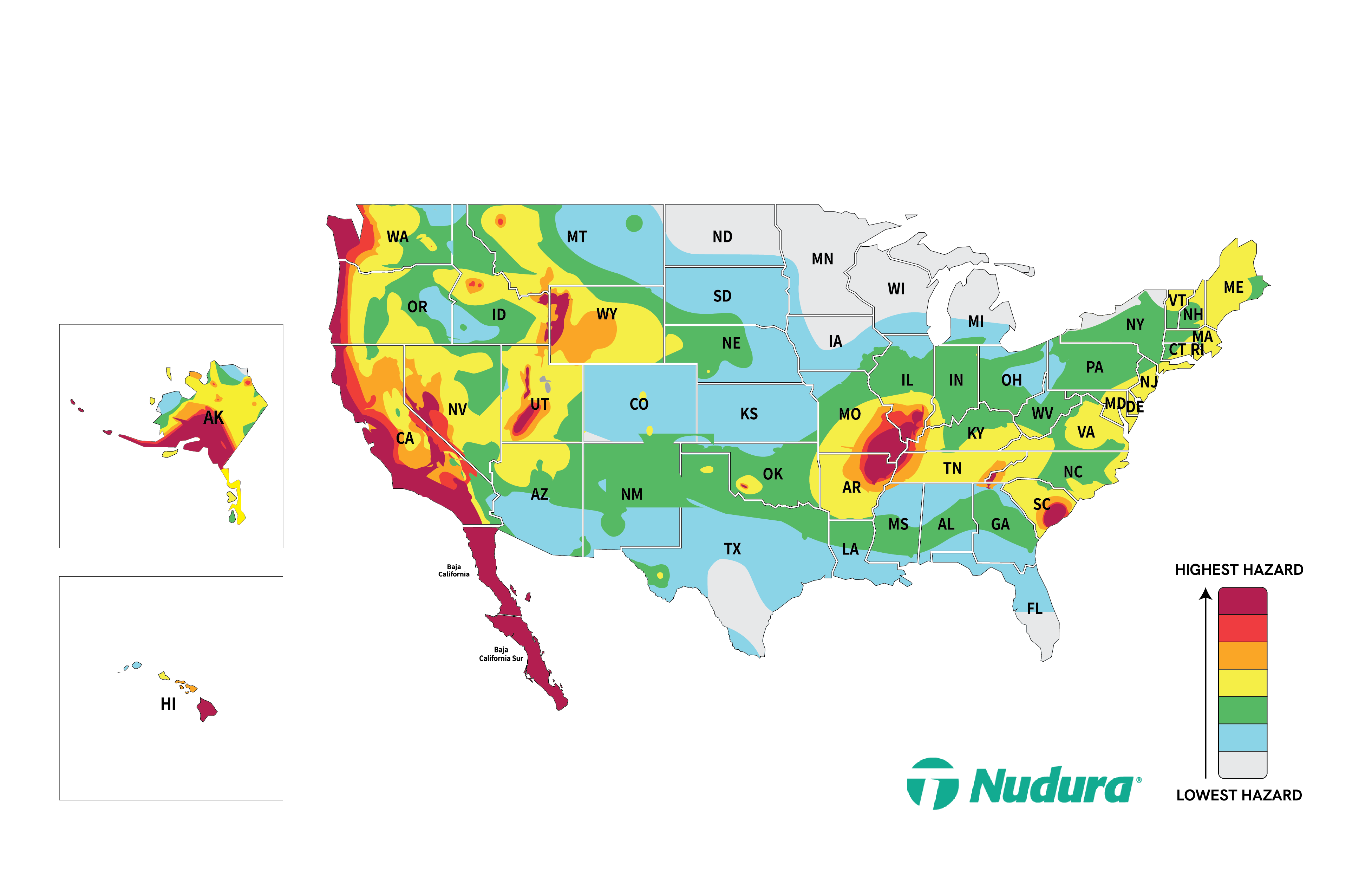 US Seismic Map.